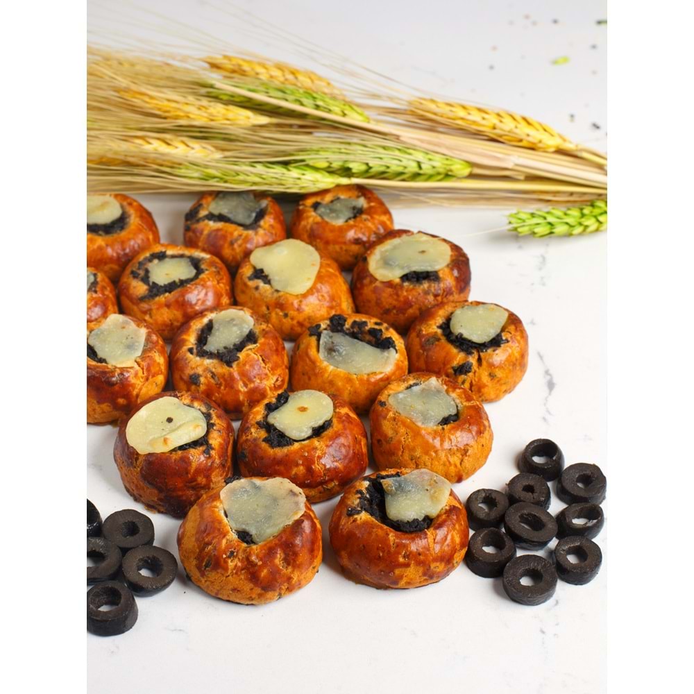 Zeytinli Kaşarlı Kurabiye